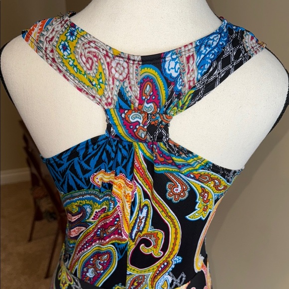 George Sundress Blue (multicolour) Asymmetrical Cocktail Women's Size M - Picture 8 of 14